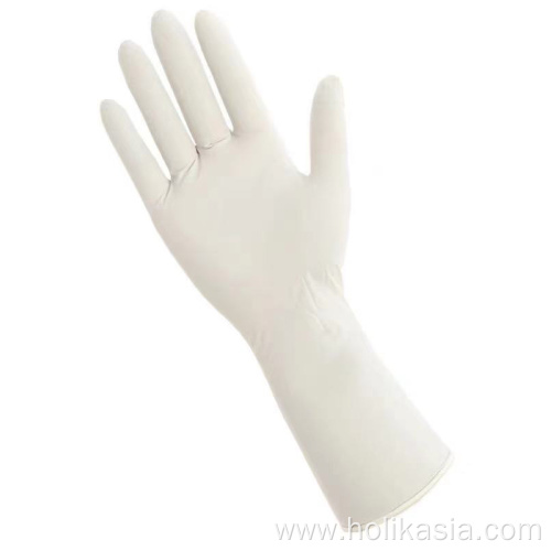 9inch White Latex Sterilization Medical Gloves Medium